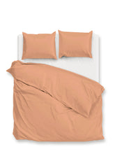 Dekbedovertrek Percalle Cream Tan - 100% Katoen-Perkal